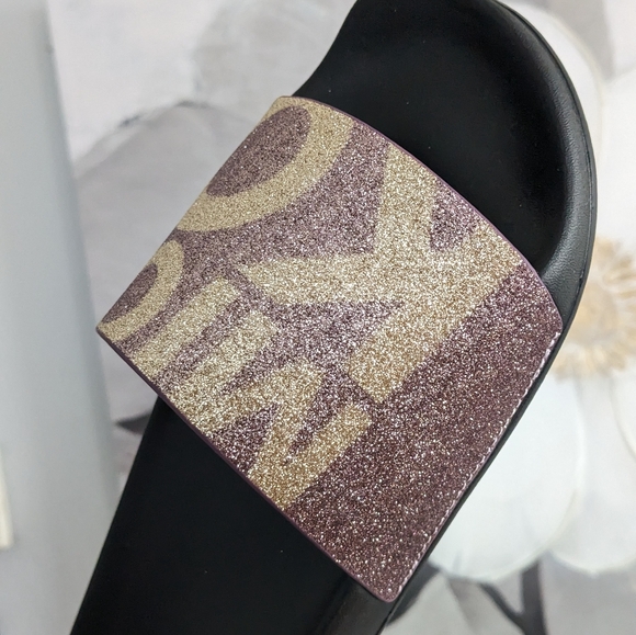 Michael Michael Kors Gilmore Pixie Fine Glitter Slides Size 10 New in Box ❤️ - Picture 6 of 6